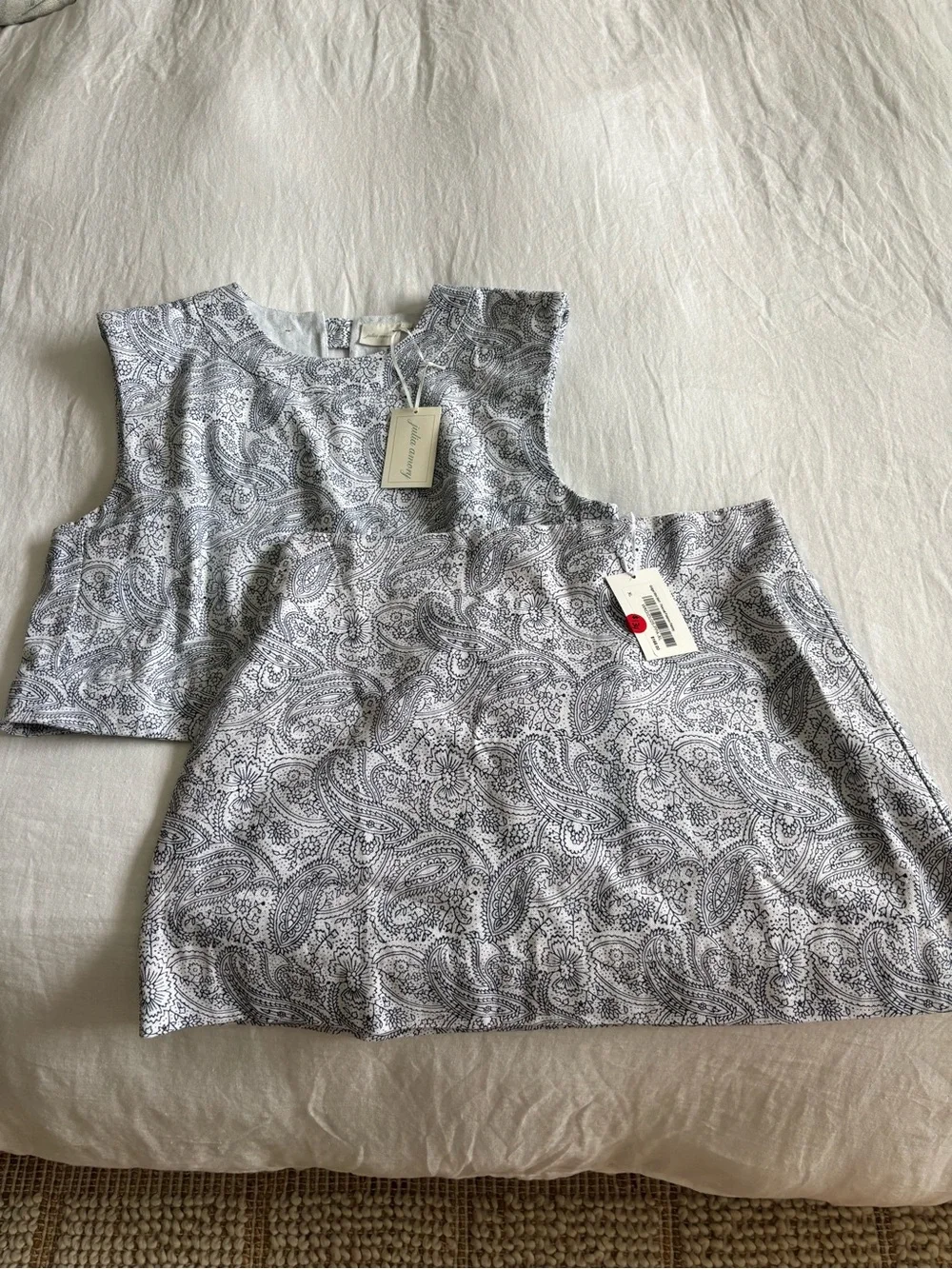 Julia Amory Peacoat Palemo Paisley Set